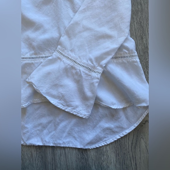 Anthropologie Cloth And Stone Ladder Lace Henley - Picture 4 of 8